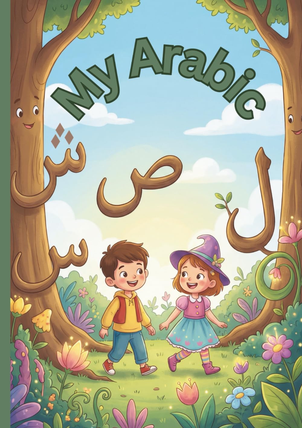 My Arabic: Arabic Alphabet book for children with tracing activities and engaging pictures: Arabic Letters Made Easy and fun for Kids