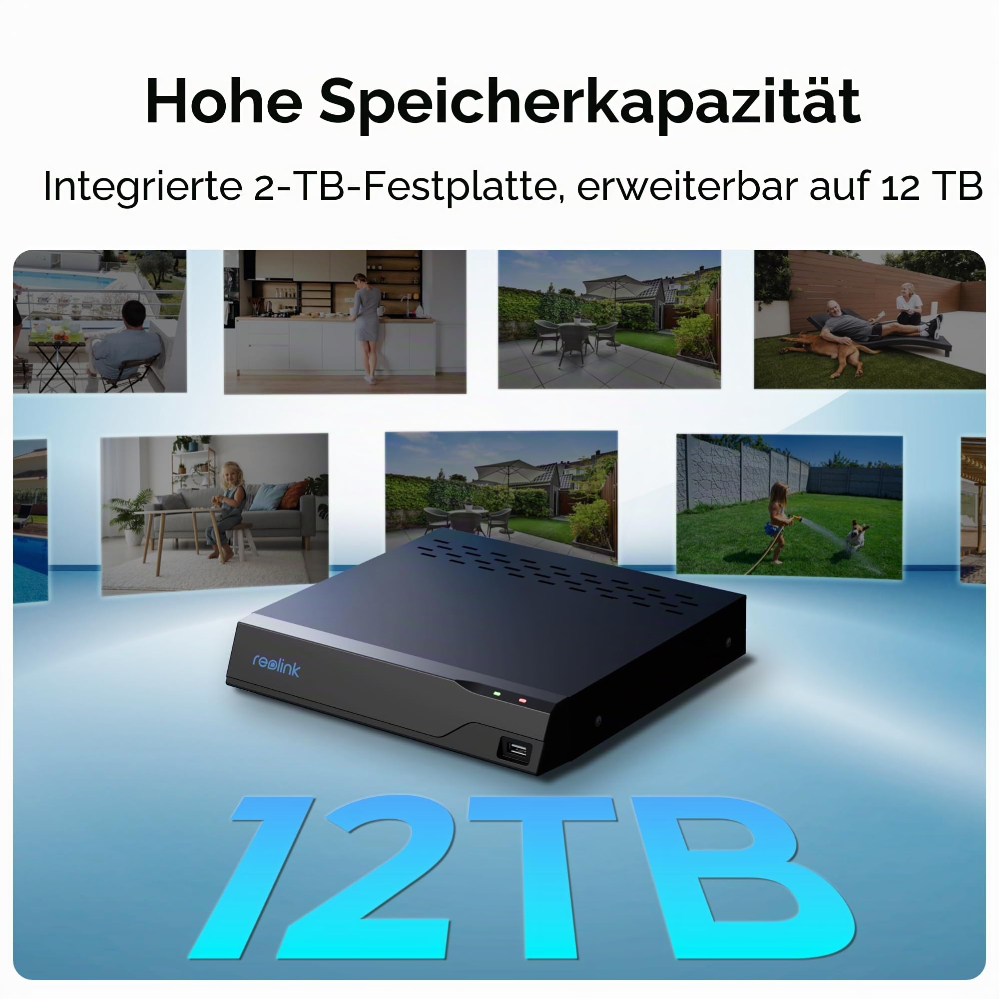 Reolink Videorekorder in Netzwerk RLN-8-410-2TB 2TB
