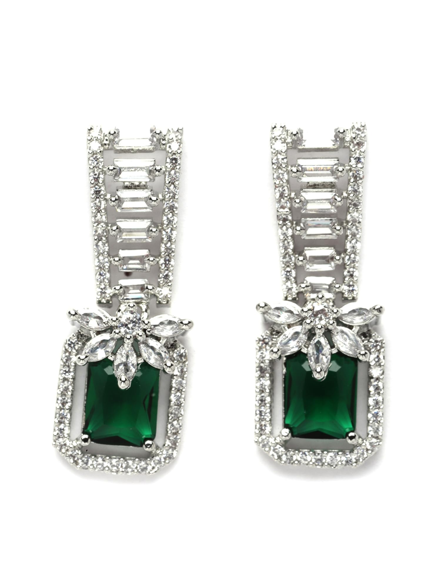 See full amazon price history chart for Karatcart Silver Plated Square Green Cubic Zirconia Stud Earrings for Women Karatcart Silver Plated Square Green Cubic Zirconia Stud Earrings for Women (B0CJVCL5HG) Amazon Price History, Amazon Price Tracker
