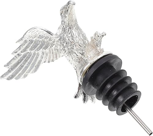 Miniatura 4 de Vertedor de vino Aireadores de vino Vertedor de vino de acero inoxidable Vertedor de botellas de cabeza de animal Pourer Ideas únicas Accesorios de