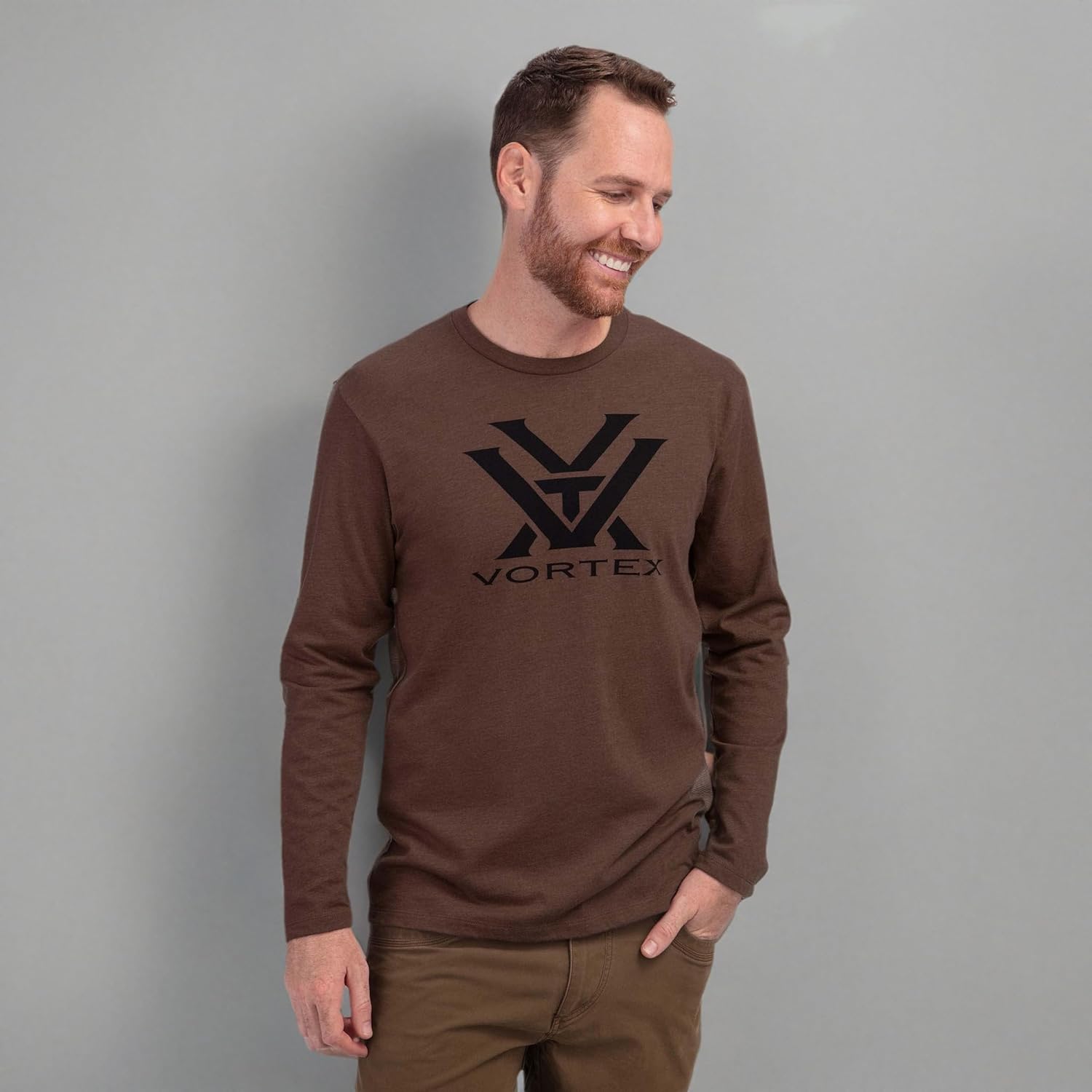 Vortex Men's Core Logo Long Sleeve T-Shirts - Image 5