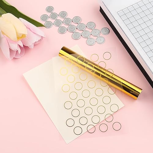 Miniatura 7 de 100 hojas de acetato transparente resistentes al calor de 4.3 x 6.3 pulgadas para grabar y sellar tarjetas de coctelera, hojas de plástico en