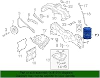 Vista 2 de SOA6351520815 - Filtro de aceite para Subaru Outback, Legacy, Impreza, Forester, XV Crosstrek, Ascent. Repuesto para 15208AA160, 15208AA15A