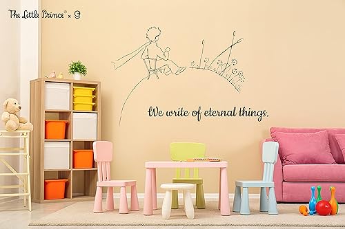Miniatura 4 de EGD Decoración infantil con cita de The Little Prince, serie EGD X The Little Prince, calcomanías de pared, calcomanía de pared para bebé niña y