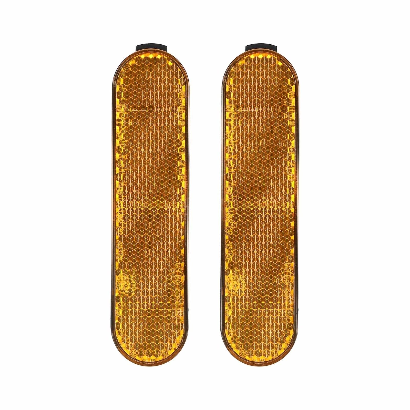 myBESTscooter - Reflectores amarillos para la rueda trasera para Xiaomi 5, 5 Max, 5 Pro, scooter eléctrico Mi5, tiras reflectantes de seguridad