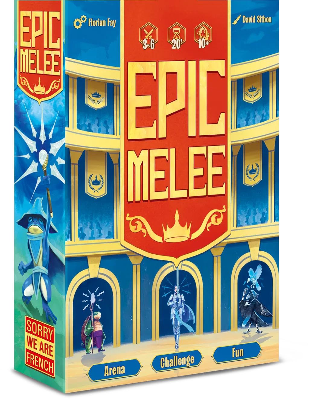 Sorry We are French Epic Melee Explosive Card Game | Bluff, Unique Powers & Tactical Tempo | 3-6 Players, 20 Min, 10+ | Florian Fay