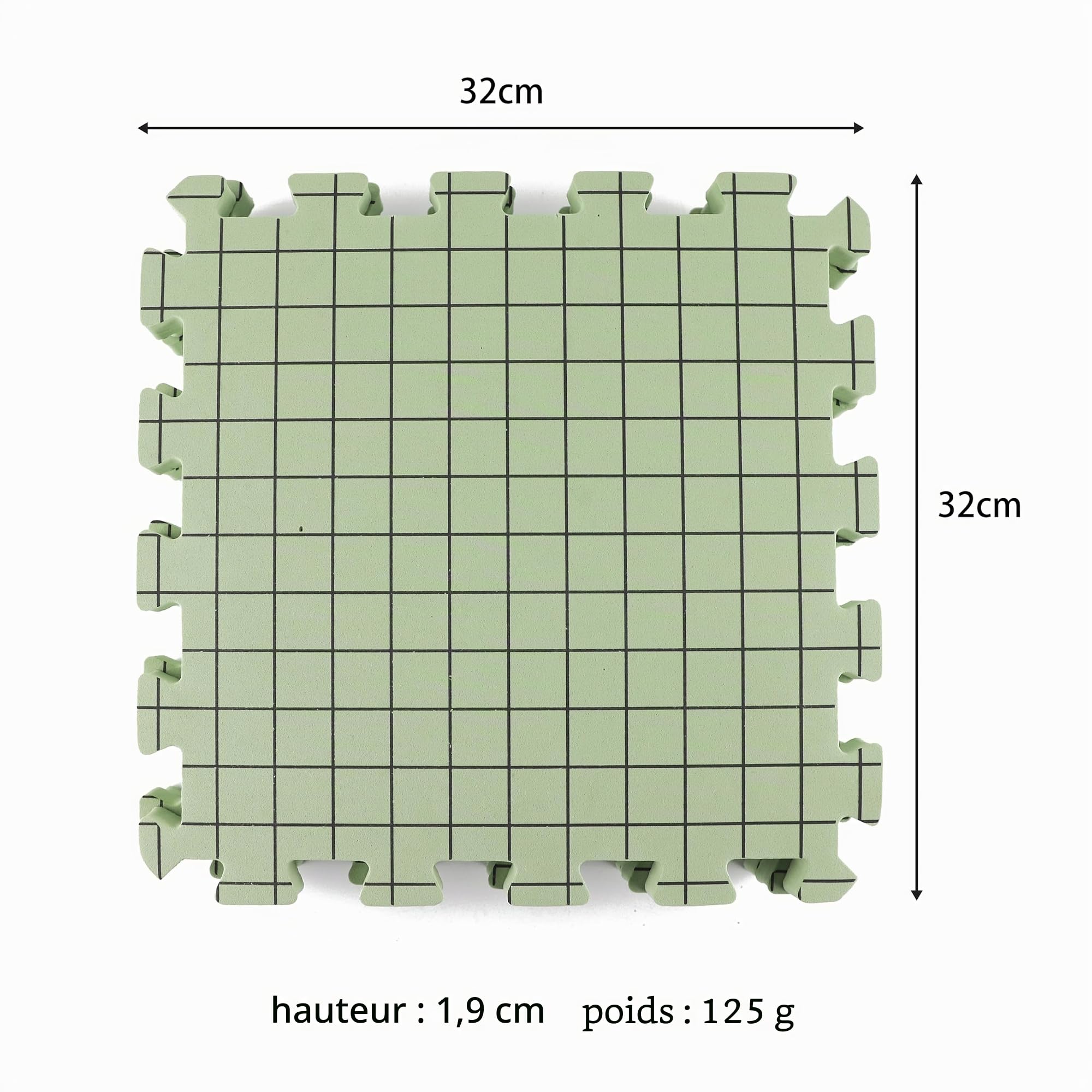 SusggO Lot de 9 panneaux de verrouillage crochet mousse, 25 peignes de verrouillage, 100 broches T, protège-doigts, 20 marqueurs, éponge. Blocage Granny Crochet Blocage Granny Square