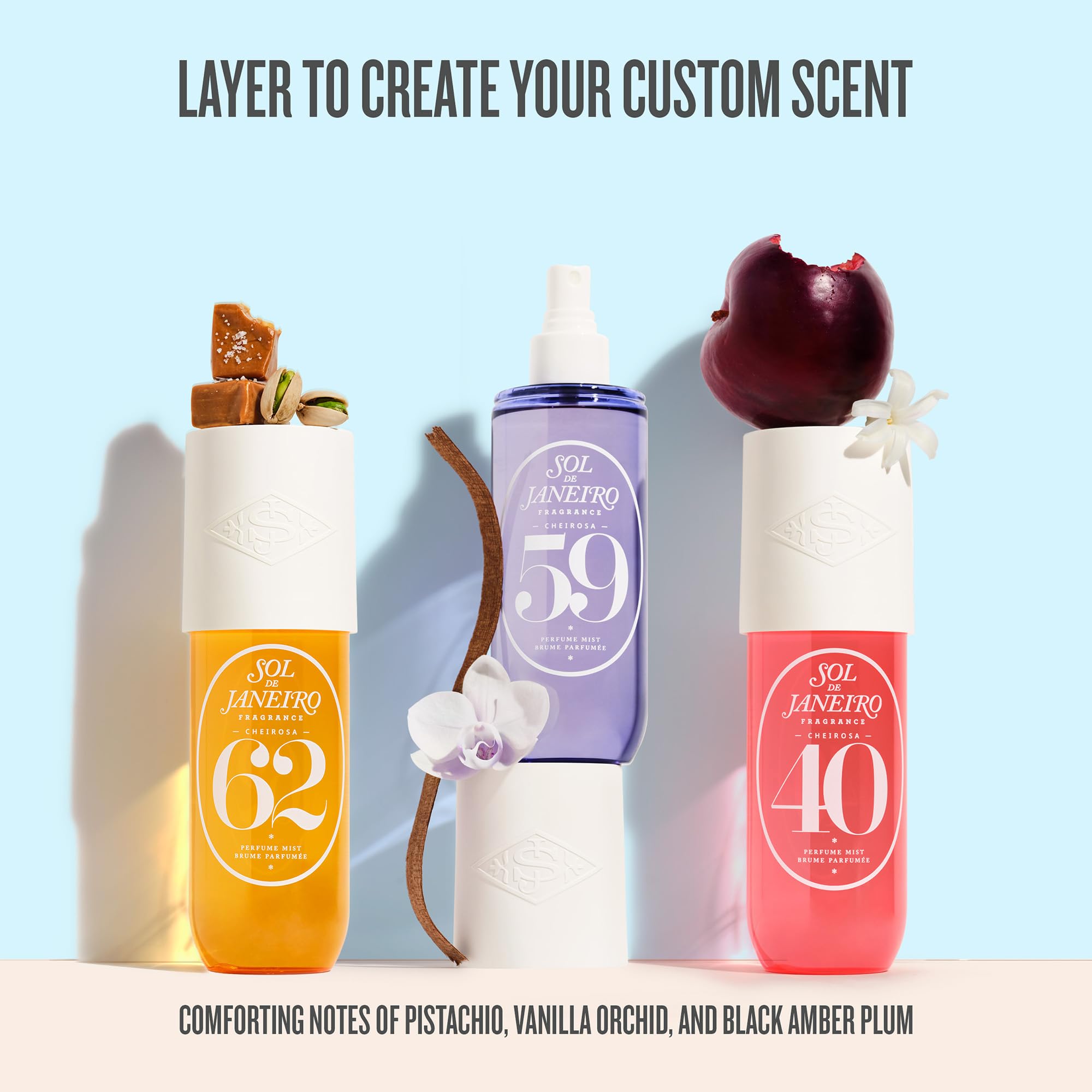 Sol de Janeiro Cheirosa Perfume Mist Trio Discovery Set 3x30 ml Vanille Karamell Sandelholz