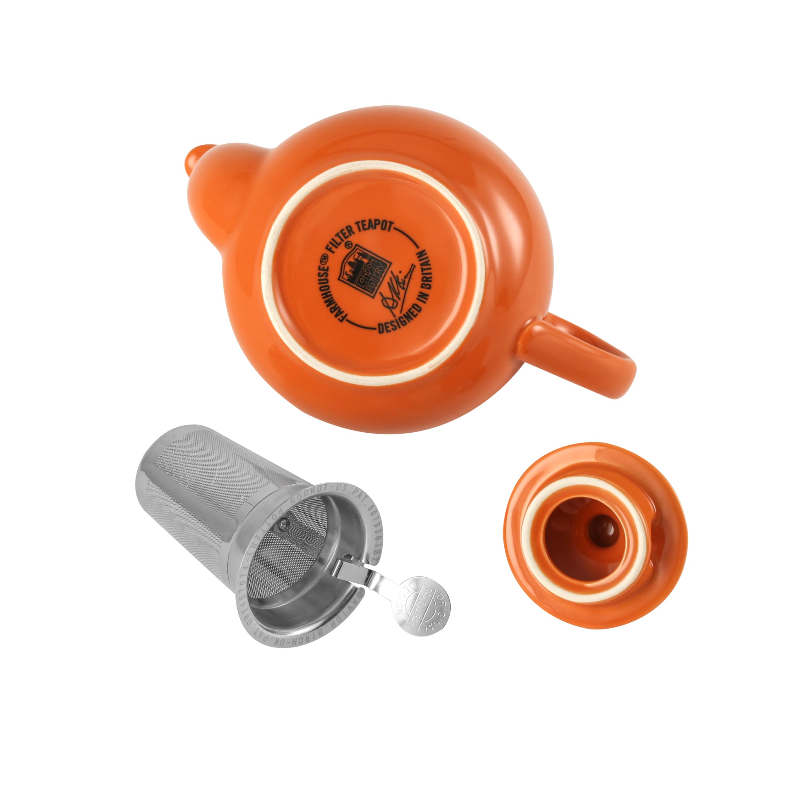 Amazon | London Pottery ファームハウス ティーポット 茶こし付き