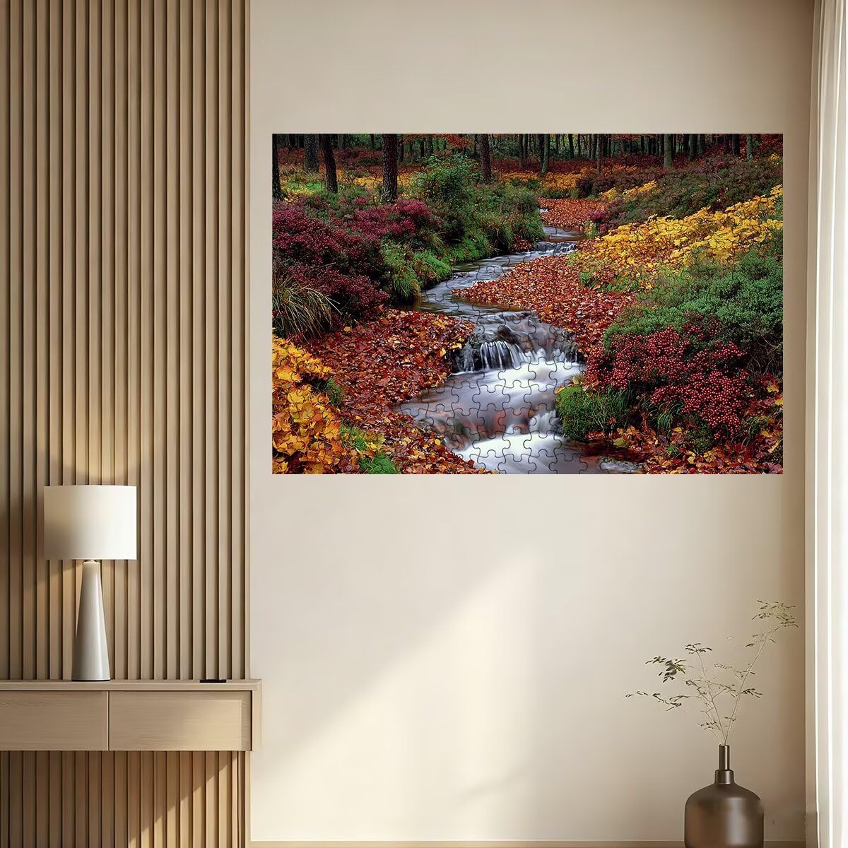 Puzzle 3000 Pezzi Autunno, Puzzle Foglia per Adulti, Puzzles in Legno Intrattenimento Creativo, Divertimento, Puzzles Educativi Classici con Confezione di Alta Qualità Idea Regalo Donna Decor -3768