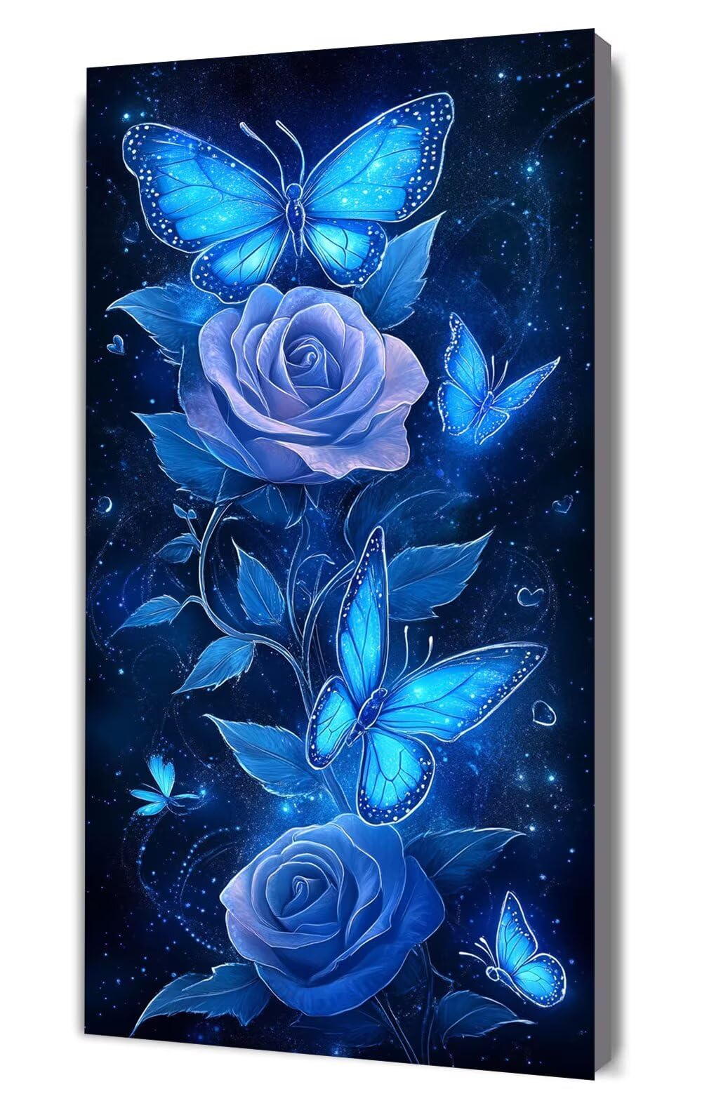 Dipingere con i Numeri Farfalla Cielo notturno, Dipingere con i Numeri per Adulti Bambini Principianti, Fai da te Olio La Pittura di Numeri Kit, Hobby Creativi Adulti, Decor casa Regalo 60x120cm s-135