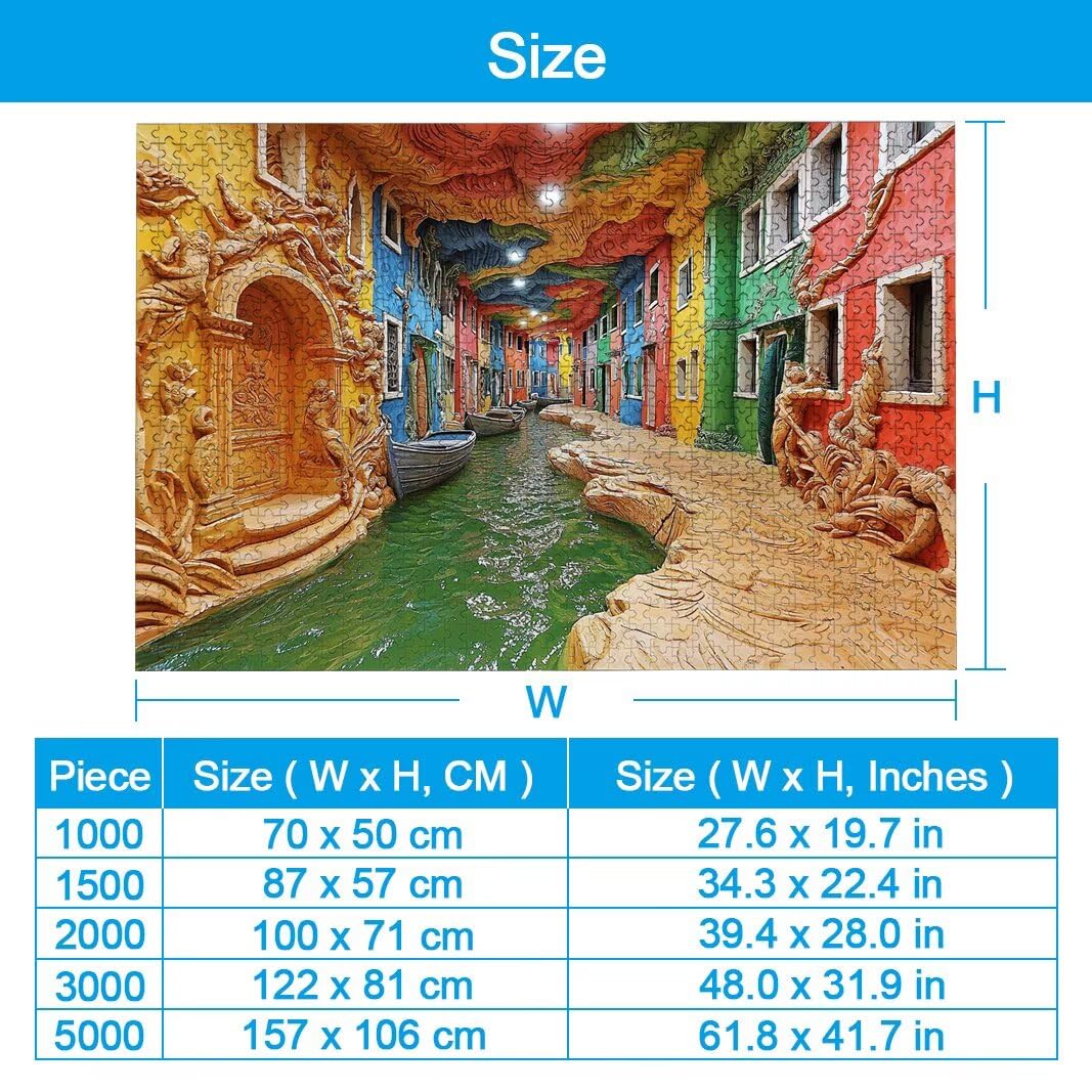 Puzzle 2000 Pièces Adultes, Puzzle 2000 Pieces Italie, Cadeau Femme -2184