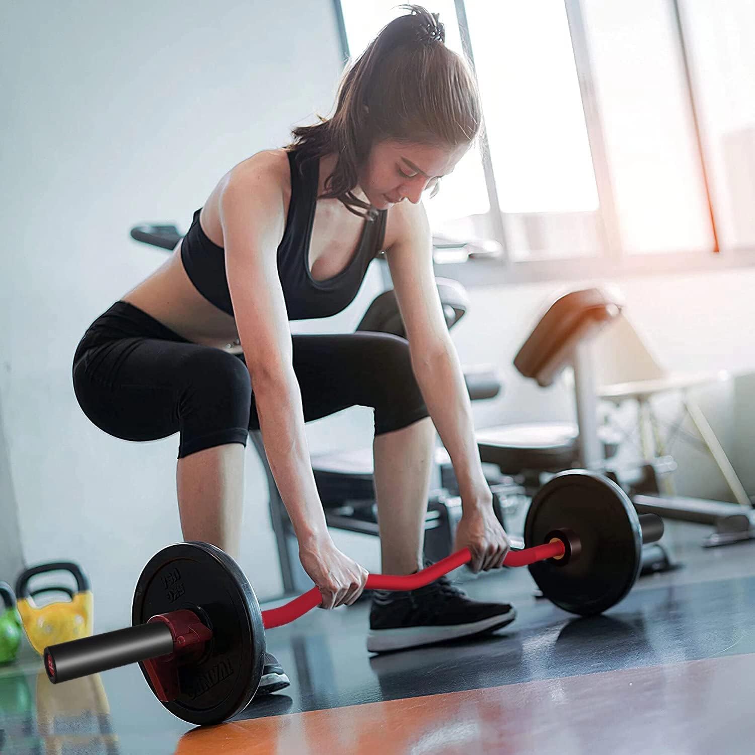 Buy Olympic Barbell 4ft/7ft Curl Weight Bar, Rated 700lbs/330lbs