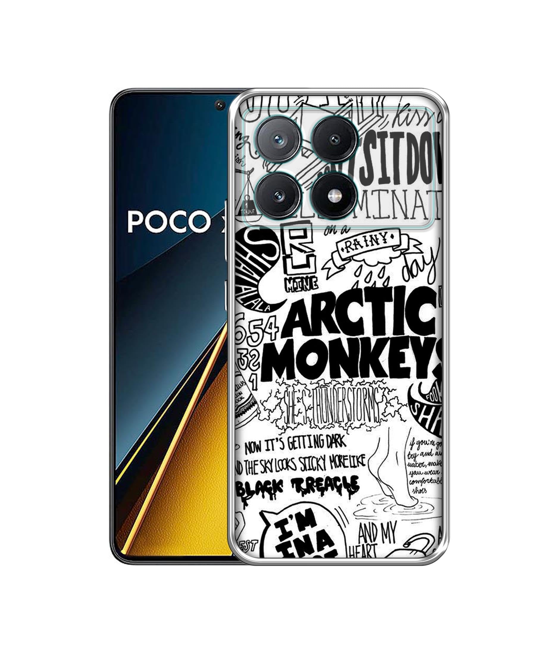 Casotec Arctic Monkeys Pattern Design Printed Silicon Soft TPU Back Case Cover for Poco X6 Pro 5G / Mi Redmi K70E 5G (B0CTY4MVRD) Amazon Price History, Amazon Price Tracker