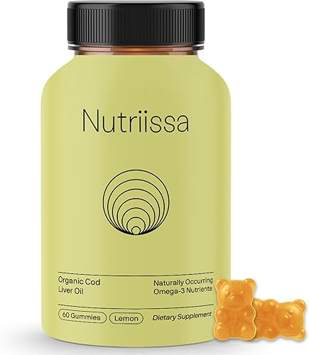 Nutriissa Gomitas de aceite de hígado de bacalao orgánico – Las primeras gomitas de aceite de hígado de bacalao ártico noruego capturadas en la