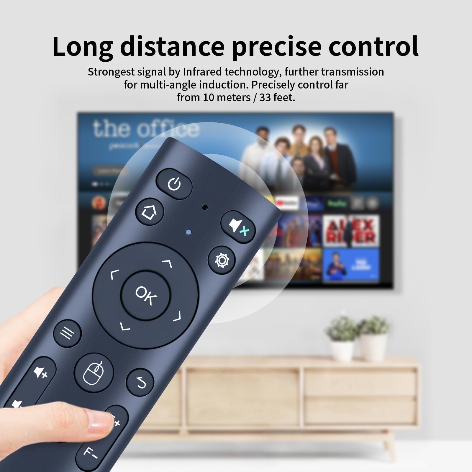 Irjdksd Télécommande De Rechange Pour Décodeur Tv Nexbox A95X An-Droid