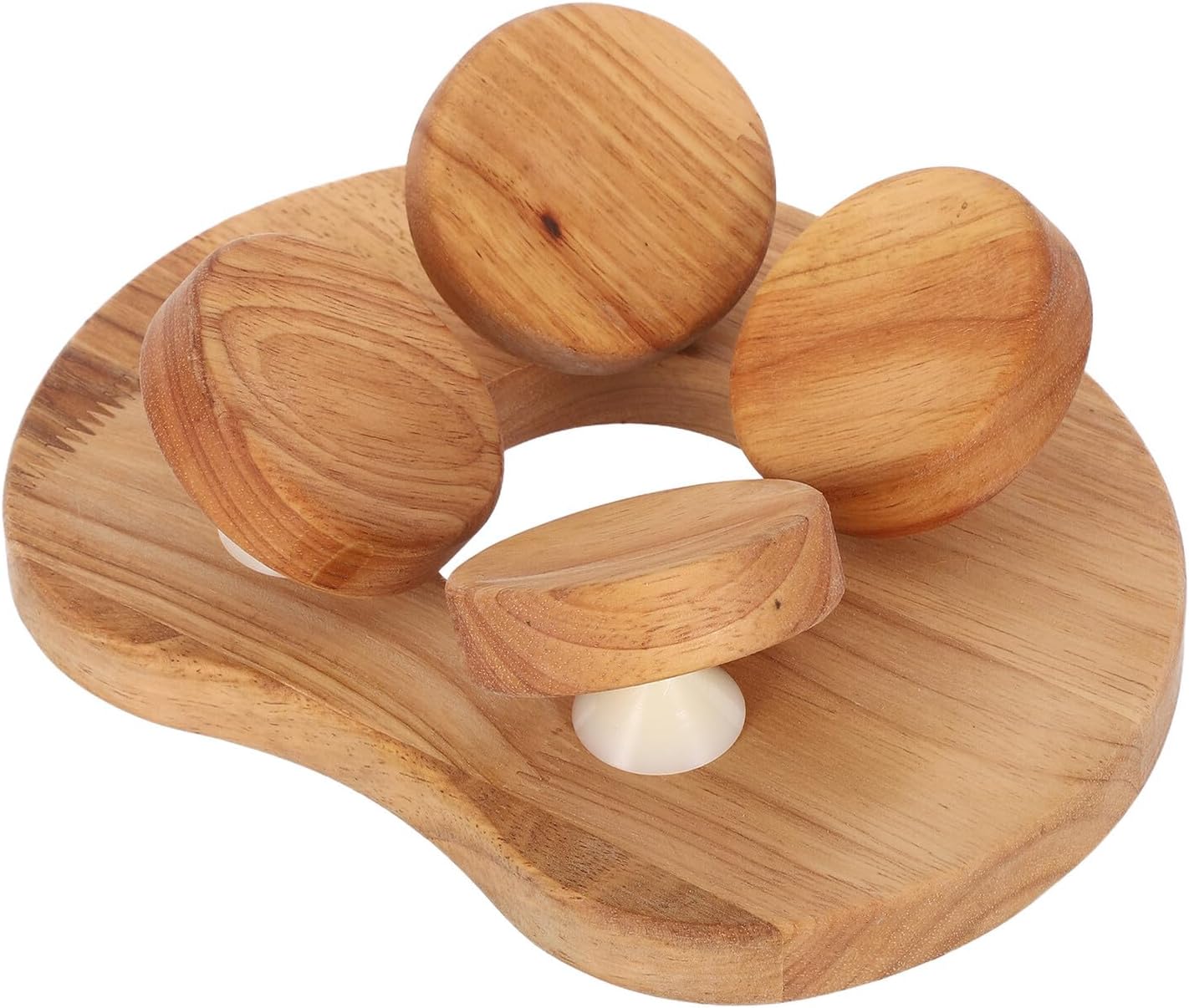 Gadpiparty Sauna Wooden Backrest and Lumbar Support Pillow for Steam Room Use, Natural Wood Material Neck and Lower Back Cushion, Sauna Accessory for Relaxation and Sleeping Comfort