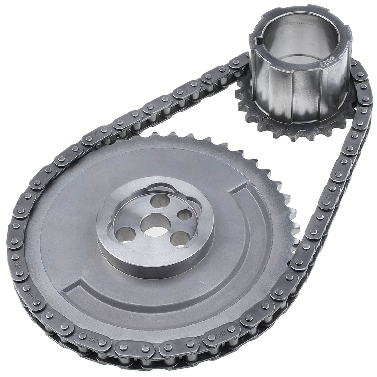 A-Premium Engine Timing Chain Kit [OHV, V8 4.8 5.3 5.7 6.0L ] Compatible with Chevy, GMC, Pontiac, Isuzu, Saab, Hummer, Cadillac, Buick - Express, Silverado, Corvette, Envoy, Sierra, H2, 9-7x & More