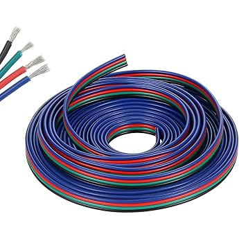 Extension Cable 10 Metres 22 AWG 4 Pin LED Strip Extension Cable LED Strip Connection Cable LED Cable 12V-24V for SMD 3528 2835 5050 5630 LED Cable / Bell Wire etc