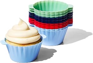 OXO オクソー シリコーン ベーキング カップ マフィン ケーキ型 12個セット