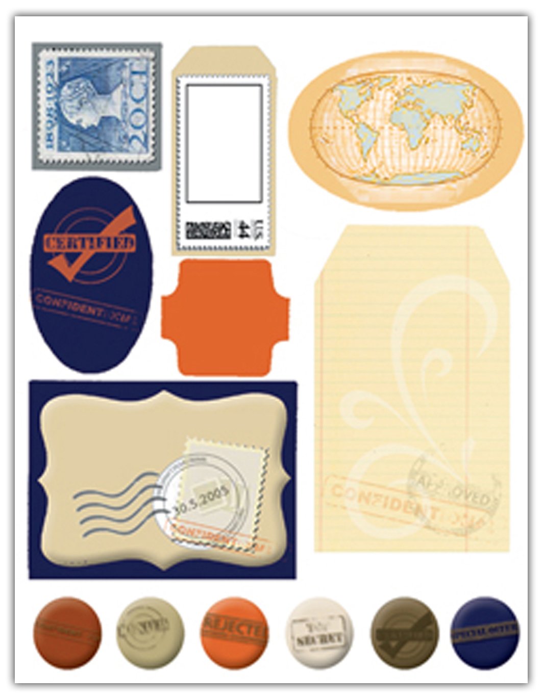 Robin'S Nest The Stamp Sticker