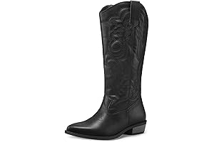 Women's Cowgirl Boots, Mid-Calf Western Boots