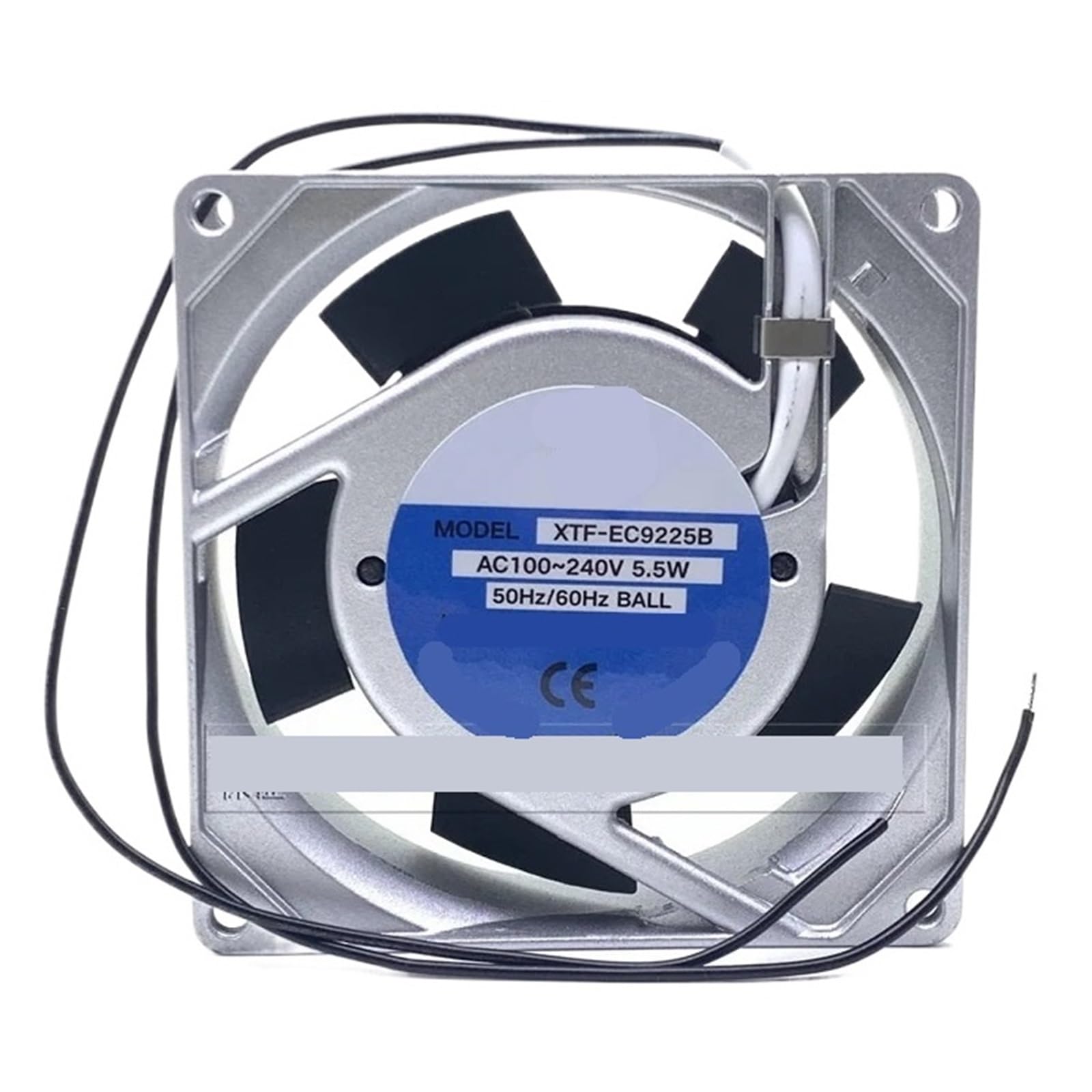 Lzikkgki One Color Xtf-Ec9225b Ac 100-240V 5.5W 92X92x25mm 2-Wire Cooling Fan