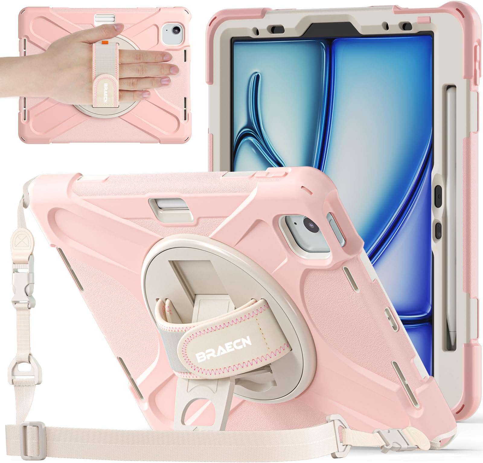 Ipad Air 4 Case Fintie Shockproof Case For IPad Air 11-inch M3/M2 (2024 ...