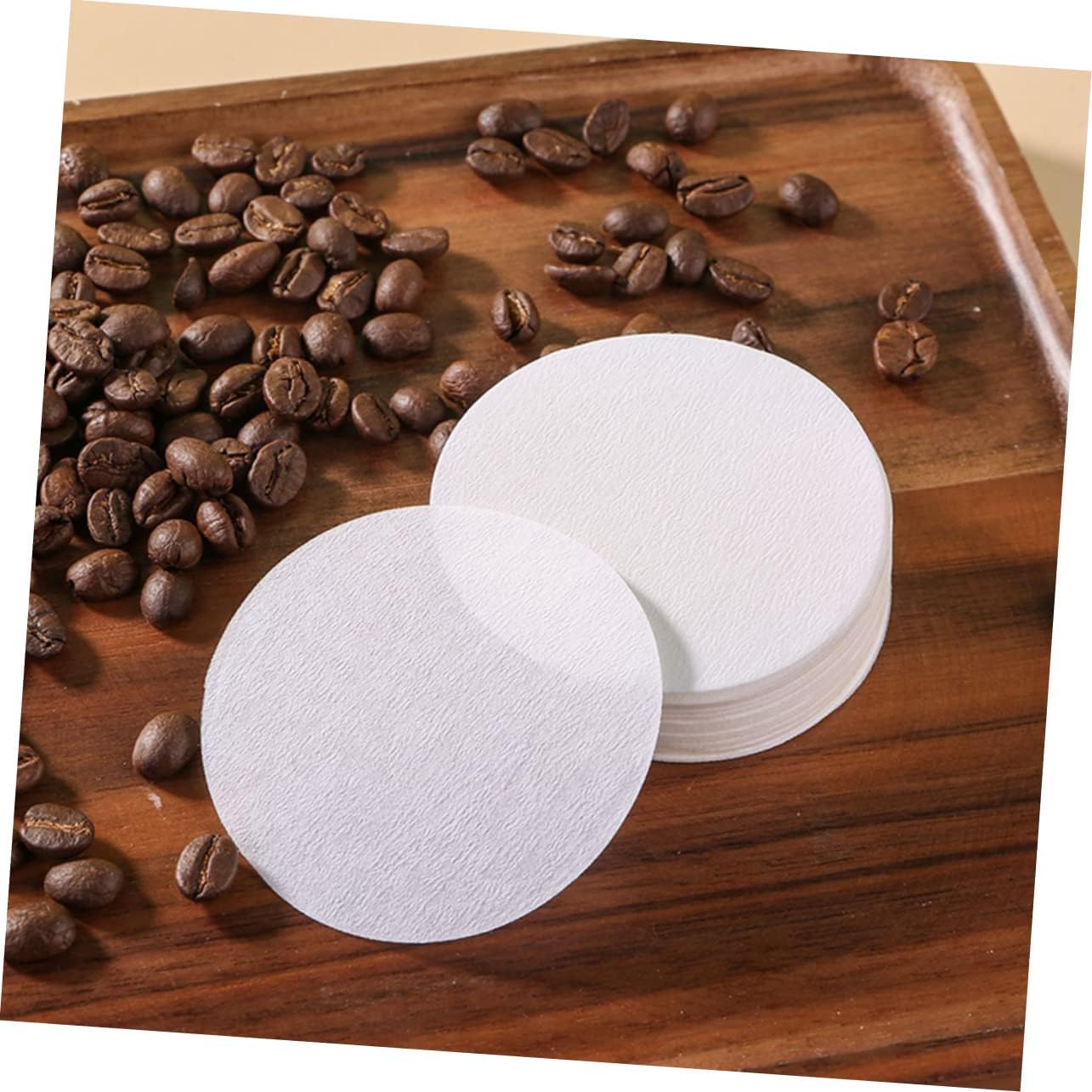 DOITOOL 2000pcs Disposable Espresso Coffee Filter Pads Unbleached Paper for Hand Drip Brewing Compatible Pot Easy to Use for Daily Coffee Preparation