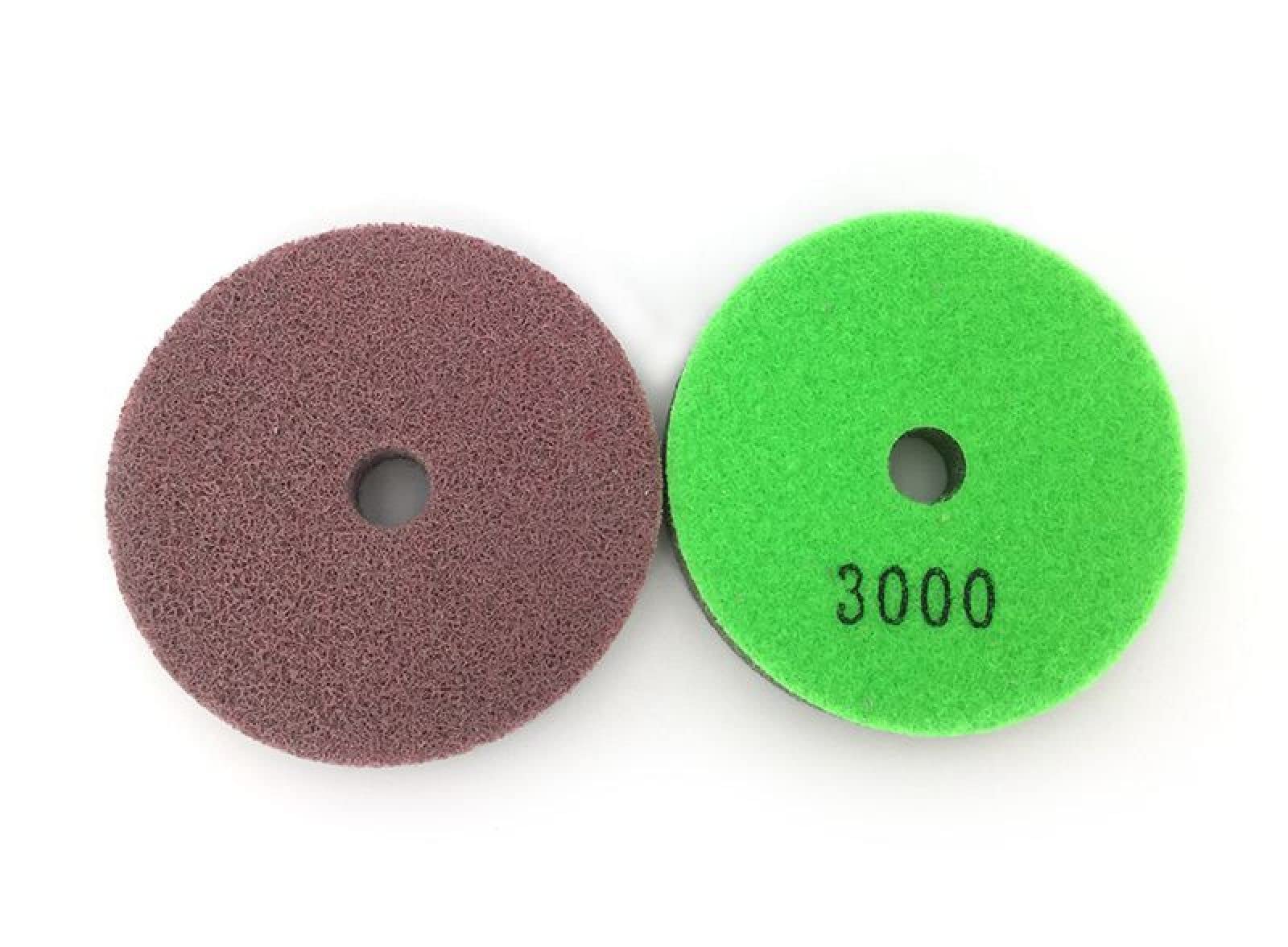 7 Pezzi/lottp 80mm Tamponi Per Lucidatura In Spugna 3 Pollici Durevoli Dischi Per Lucidatura Diamantati Marmo Pavimenti In Cemento Dischi Abrasivi 3FP6,2000