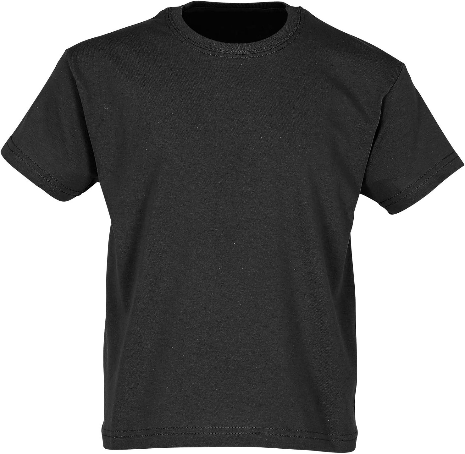 Fruit of the Loom Childrens/Kids Little Boys Valueweight Short Sleeve T-Shirt (7-8) (Black)