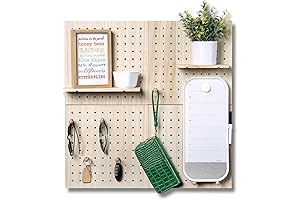Pegboard for Wall Display: Neatly Organize Nerf Guns and Craft Supplies