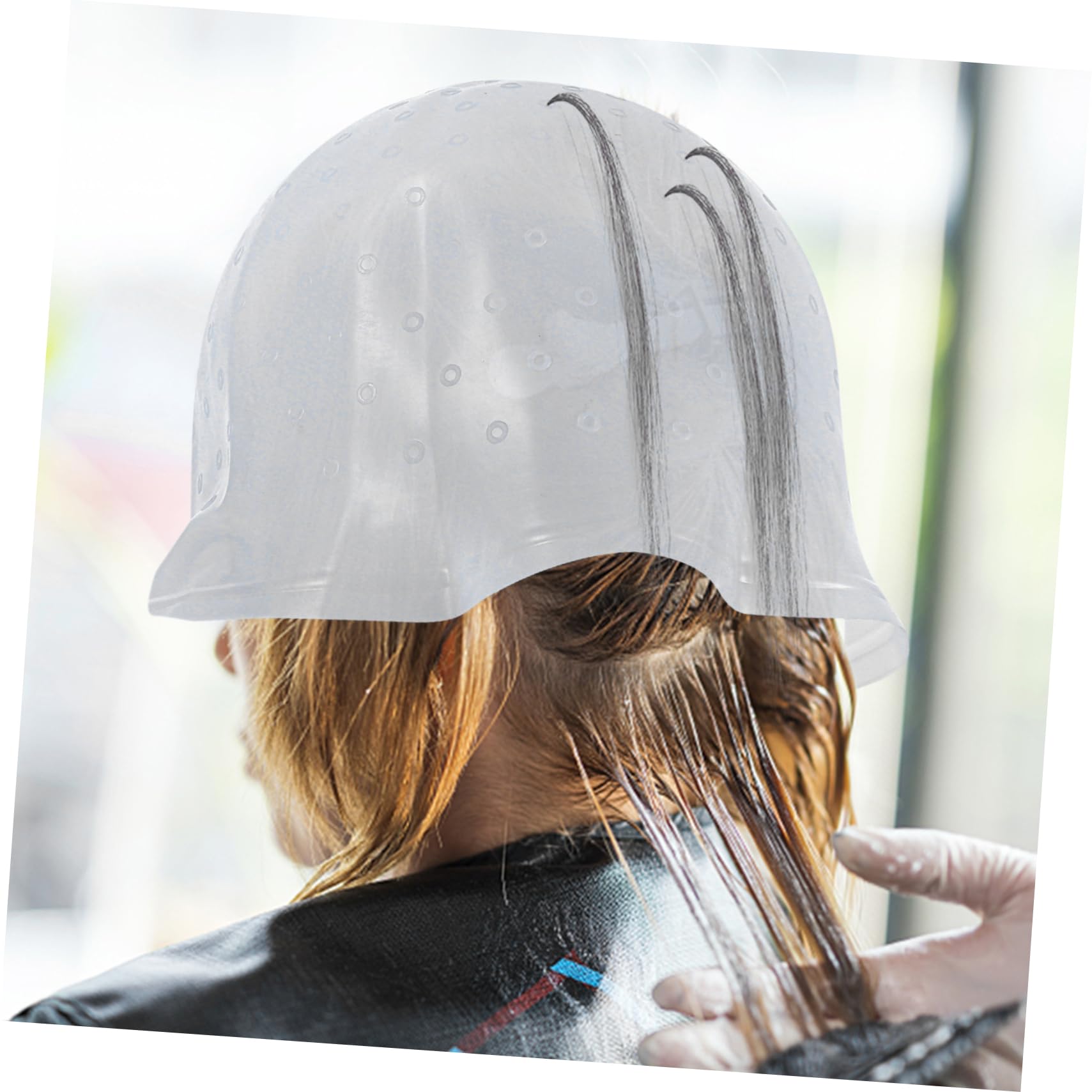 Amazon.co.jp: MUSISALY シリコンハイライトキャップ、染毛剤キャップ