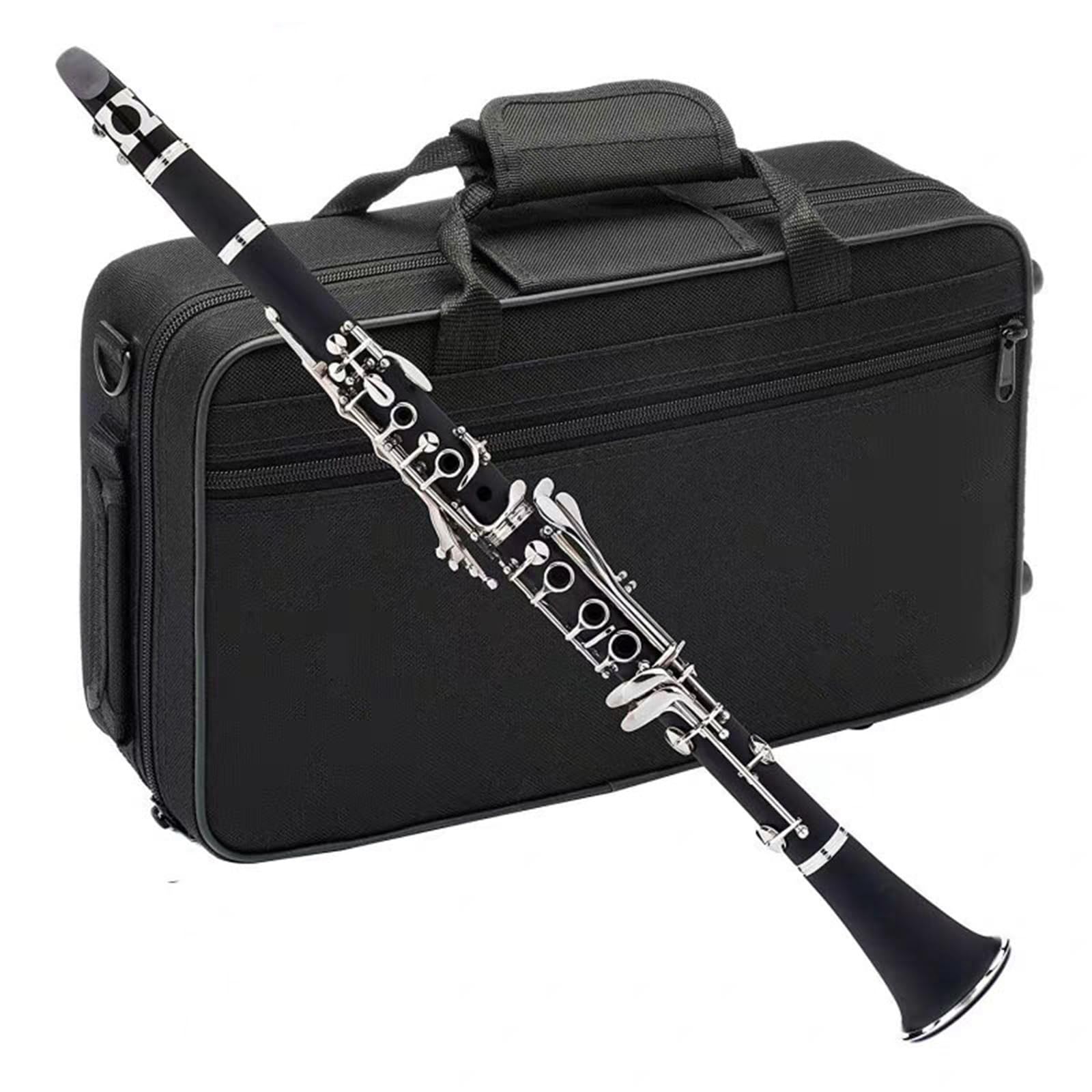 Clarinete Instrumento De Viento De Madera Clarinete Profesional De 17 Teclas En Si Bemol Clarinete De Baquelita Prueba De Grado Del Instrumento Rendimiento Para Principiantes