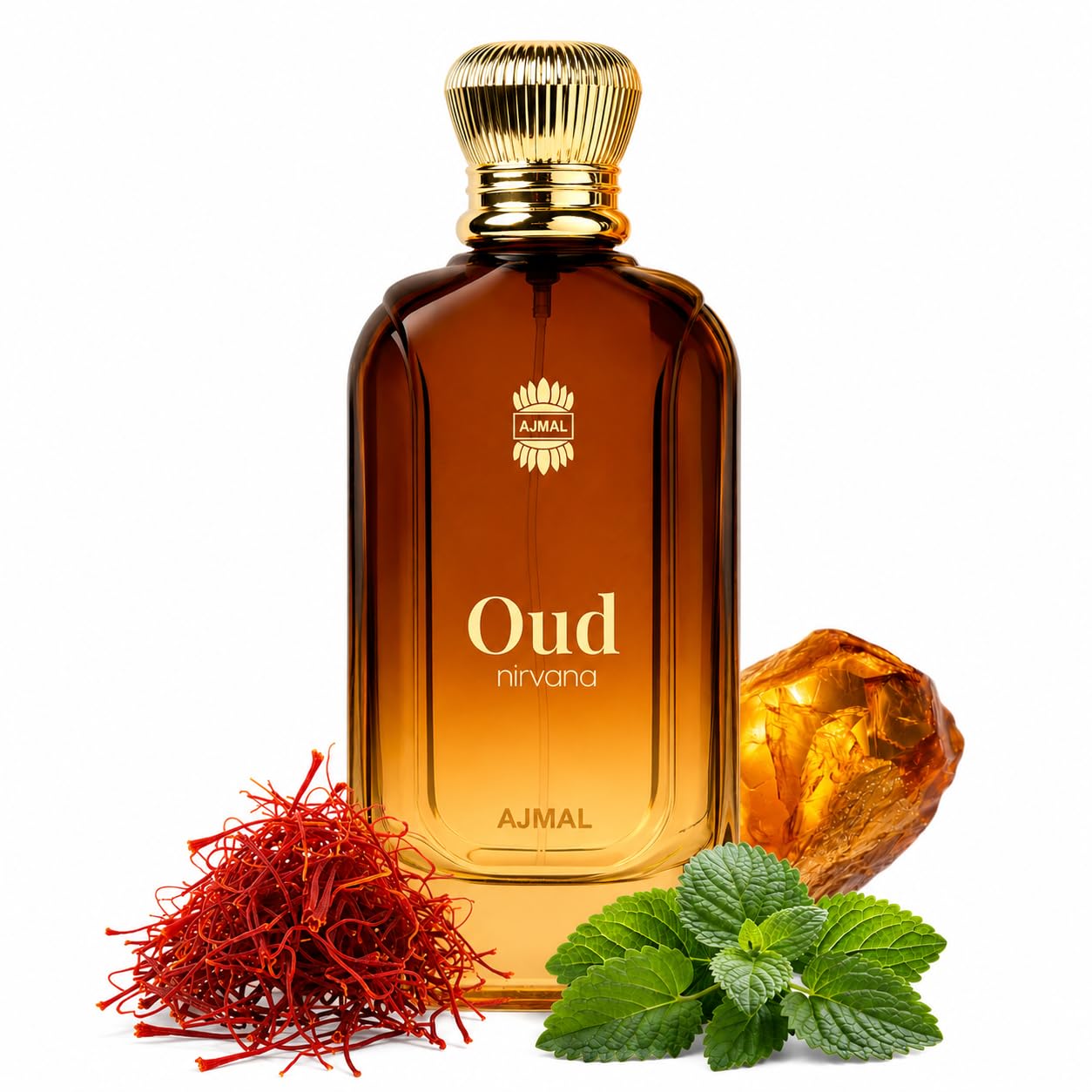 Ajmal | Oud Nirvana - 100 ml | Unisex Eau De Parfum | Premium Perfume | Scent Spray | Long Lasting Perfume for Men & Women | Woody Oud, Smoky & Amber | Gift for Men & Women