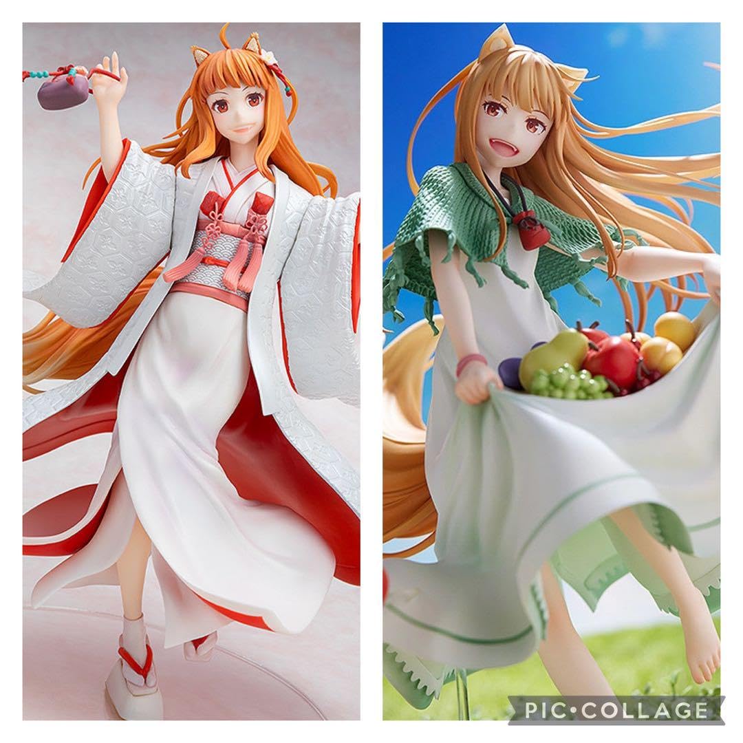 Amazon | 狼と香辛料 ホロ～狼と果実の香り～ 白無垢 フィギュア2体 