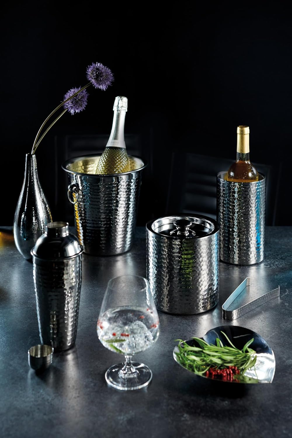 BarCraft Luxury Stainless Steel Cocktail Shaker, 700ml