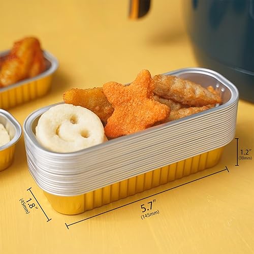 Miniatura 2 de 40 mini moldes para pan en forma de corazón con tapas, mini moldes para pasteles con tapas, moldes para magdalenas, tazas desechables para hornear