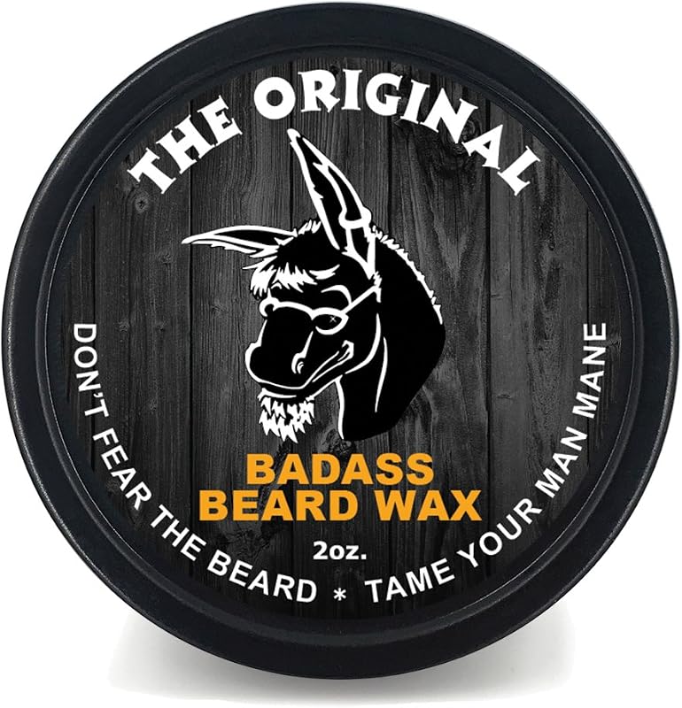 Cera para Bigode Badass Beard Care The Original, Sandalwood Bourbon & Vanilla, 56 g