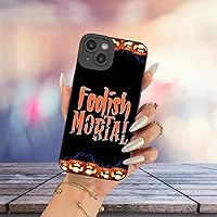 Vista 5 de Foolish Mortal Pumpkin Glow in the Dark Halloween - Funda para iPhone 16, 15, 14, 13, 12, 11 Pro Max Mini Galaxy S25 S24 S23 S22 S21 S20 FE Ultra