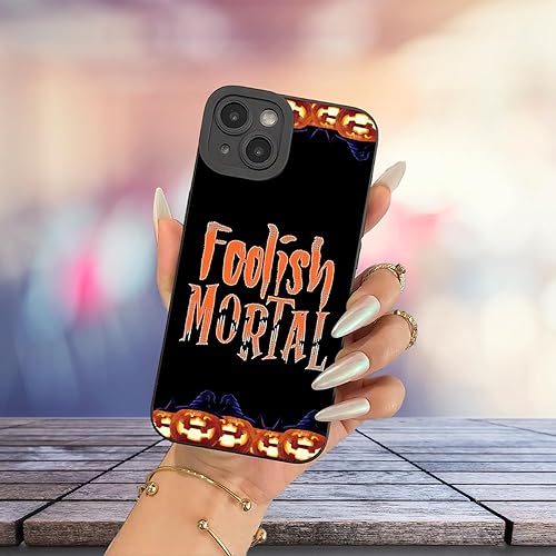 Miniatura 5 de Foolish Mortal Pumpkin Glow in the Dark Halloween Funda para iPhone 15, 14, 13, 12, 11 Pro Max, Mini, Samsung Galaxy S23 S22 S21 S20 FE Ultra Plus