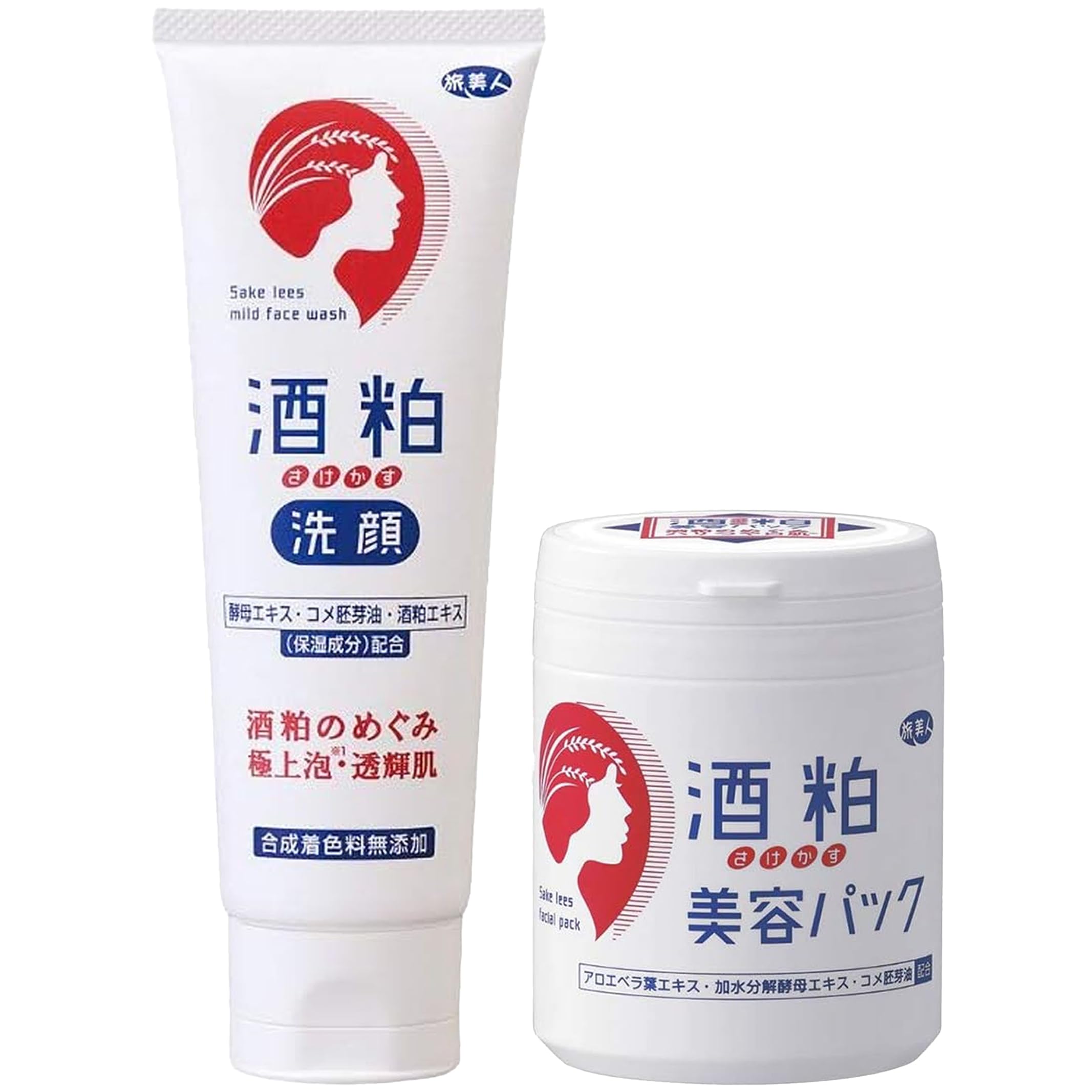 Amazon.co.jp: アズマ商事 酒粕美容パック 200gと 酒粕洗顔フォーム