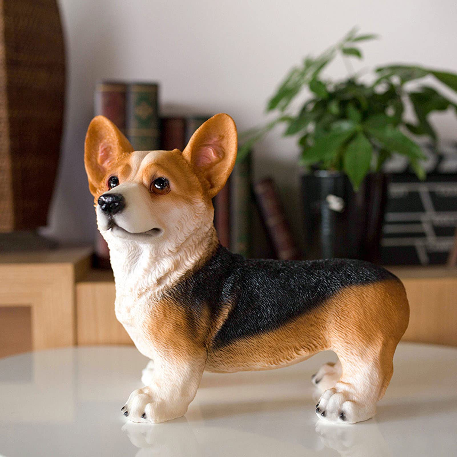 Figurines commémoratives d'animaux corgi en cadeau pour amoureux des chiens