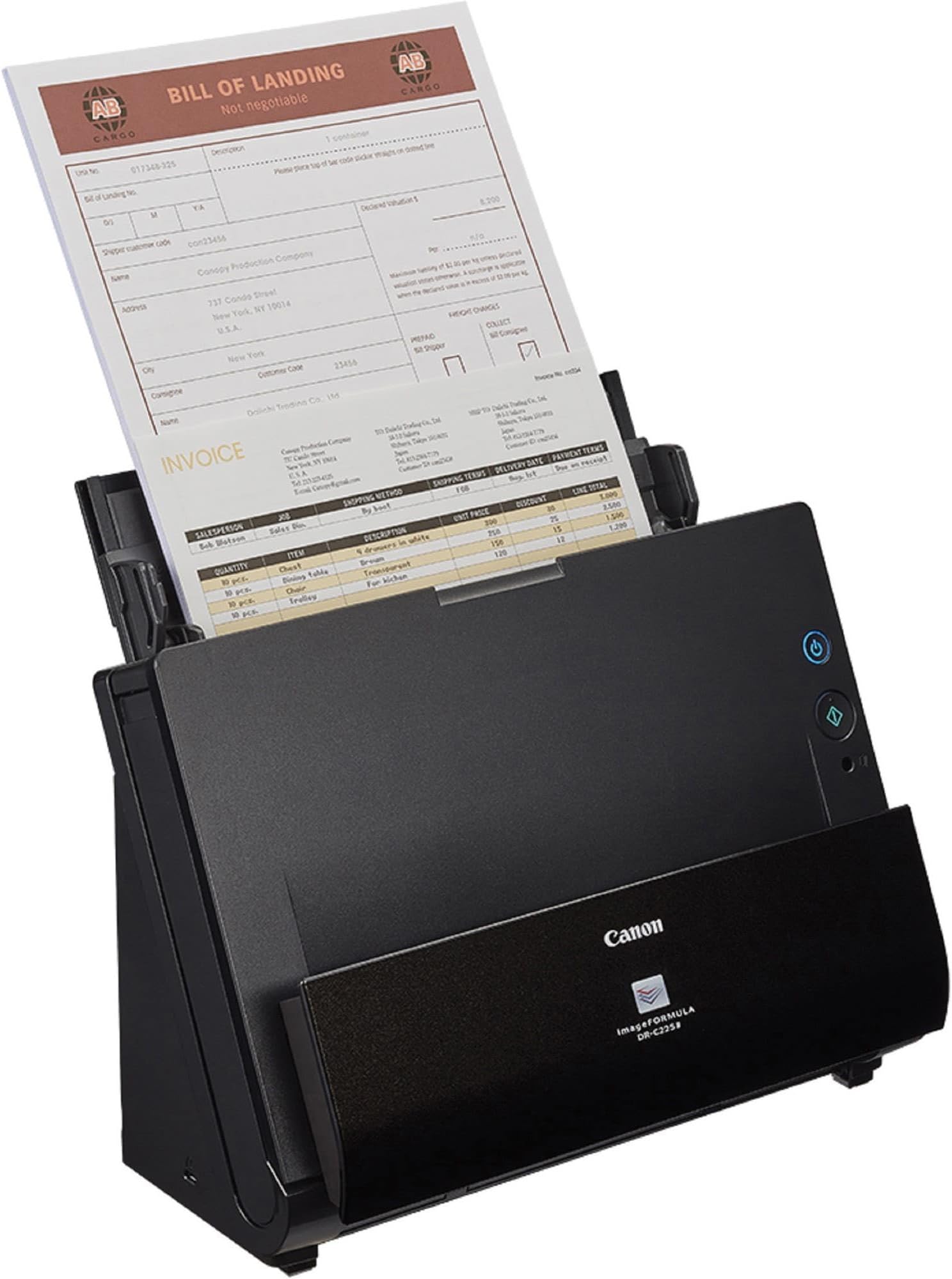 imageFORMULA DR-C225 II Office Document Scanner, Black - 3258C002
