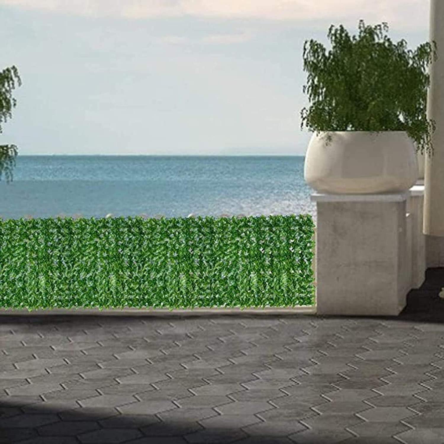 RELAX4LIFE Siepe artificiale - schermo per la privacy con foglie - 150