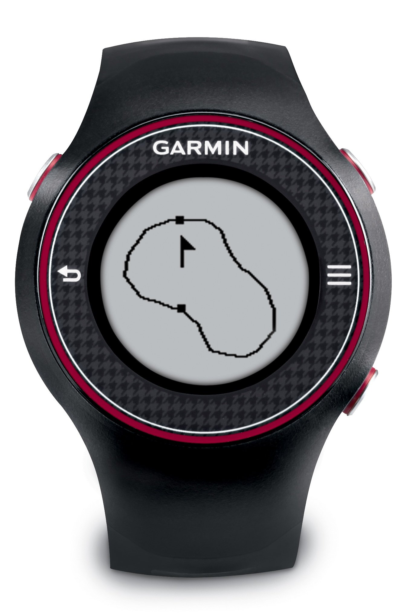 Garmin Approach S3 Orologio GPS Golf, Nero/Rosso