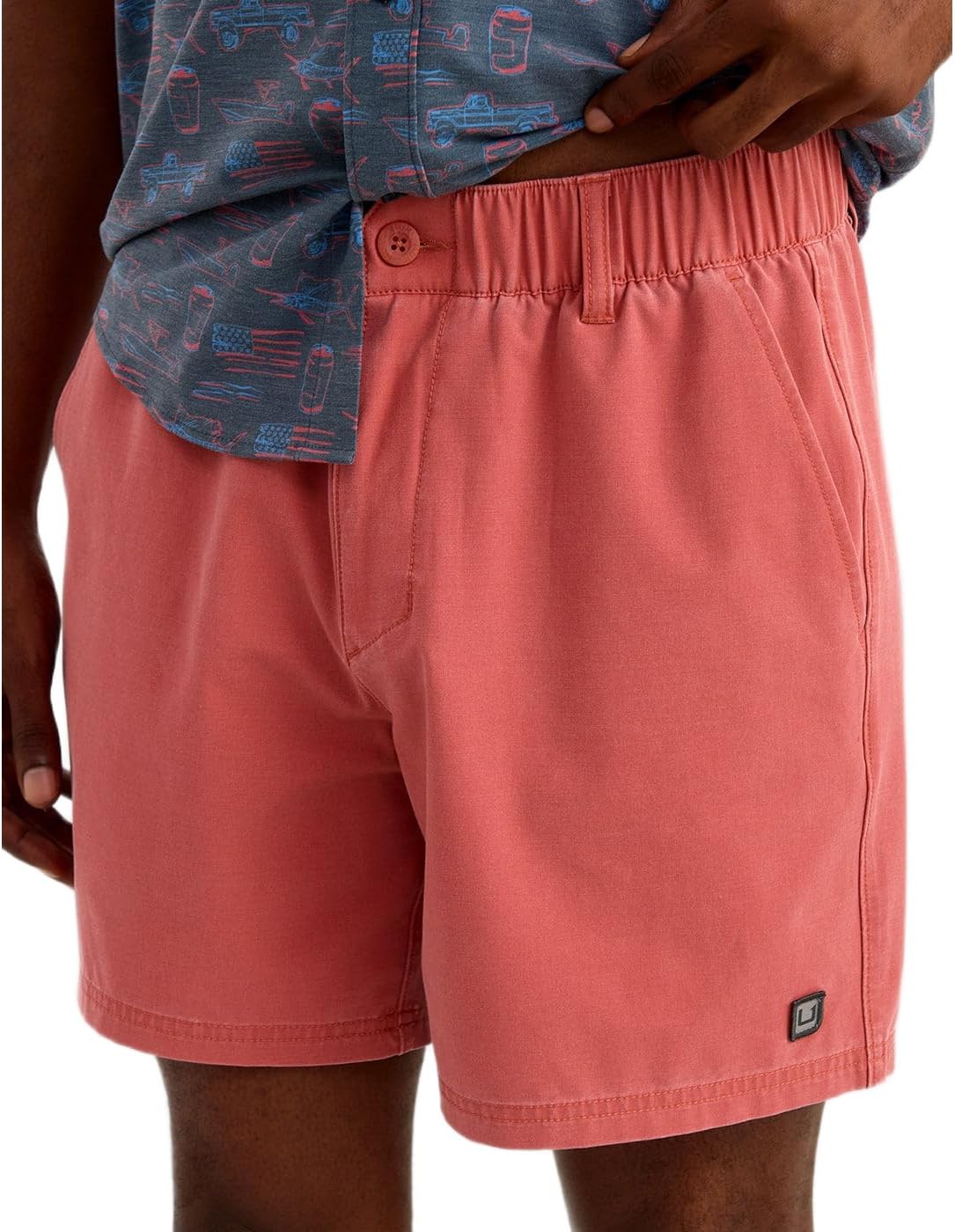 HUK Mens Shoreside Short, 6" Inseam Stretch Fishing Short with Elastic Waistband and Drainage Pockets