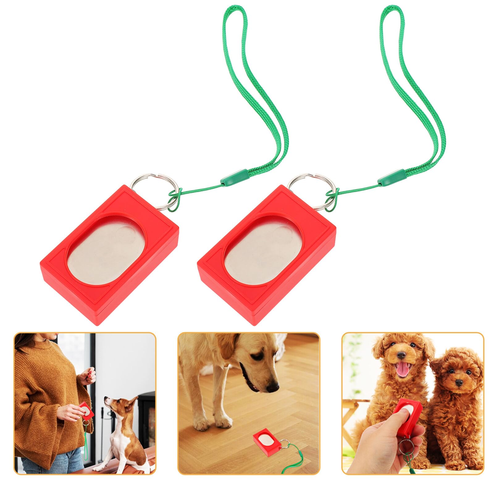 SUPVOX Dog Clickers Sound Training Clicker for Puppies Dogs Pet Training for Consistent Anywhere