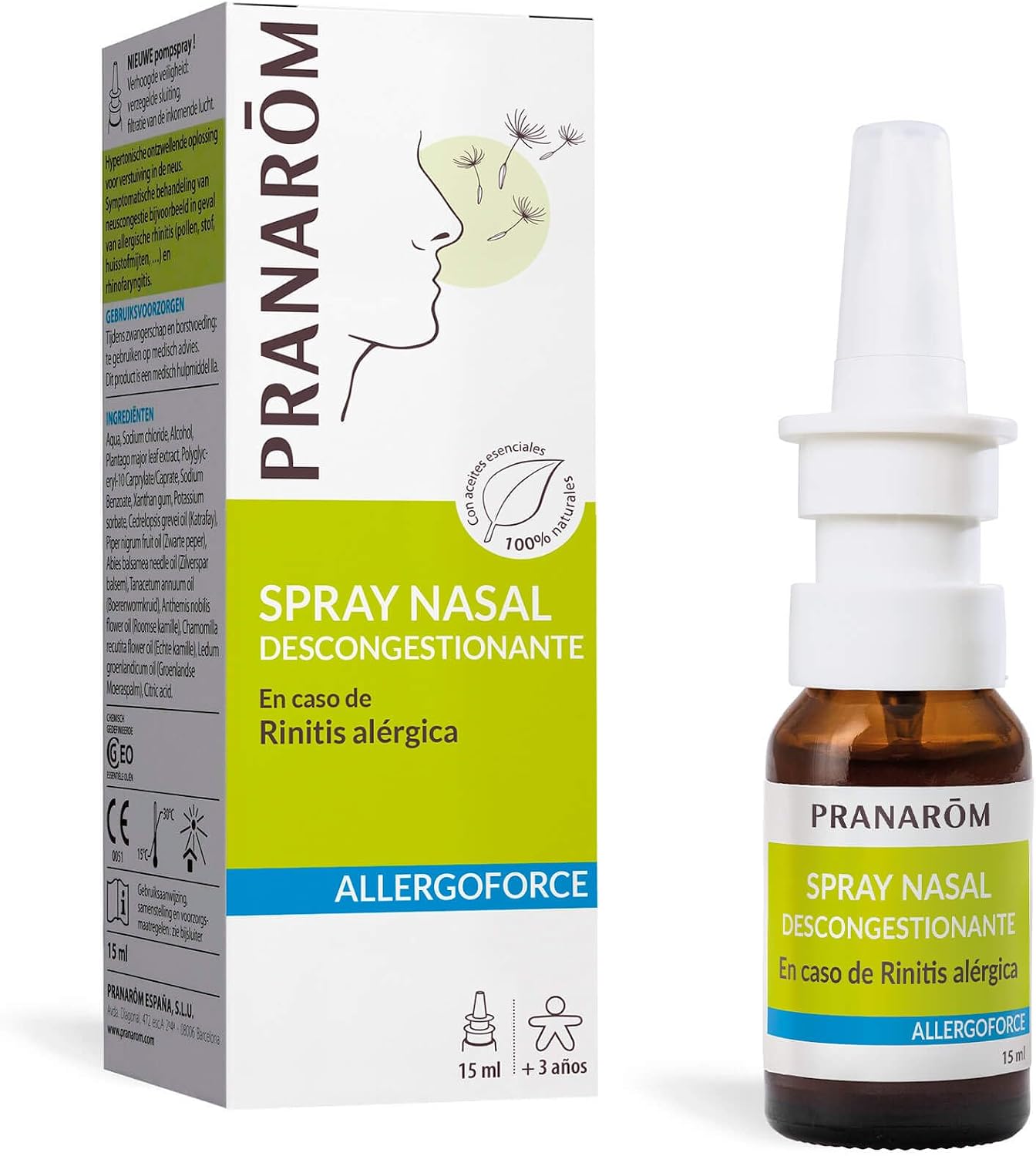 PRANAROM Allergoforce Spray Nasal Descongestionante 15 ml – Rinitis