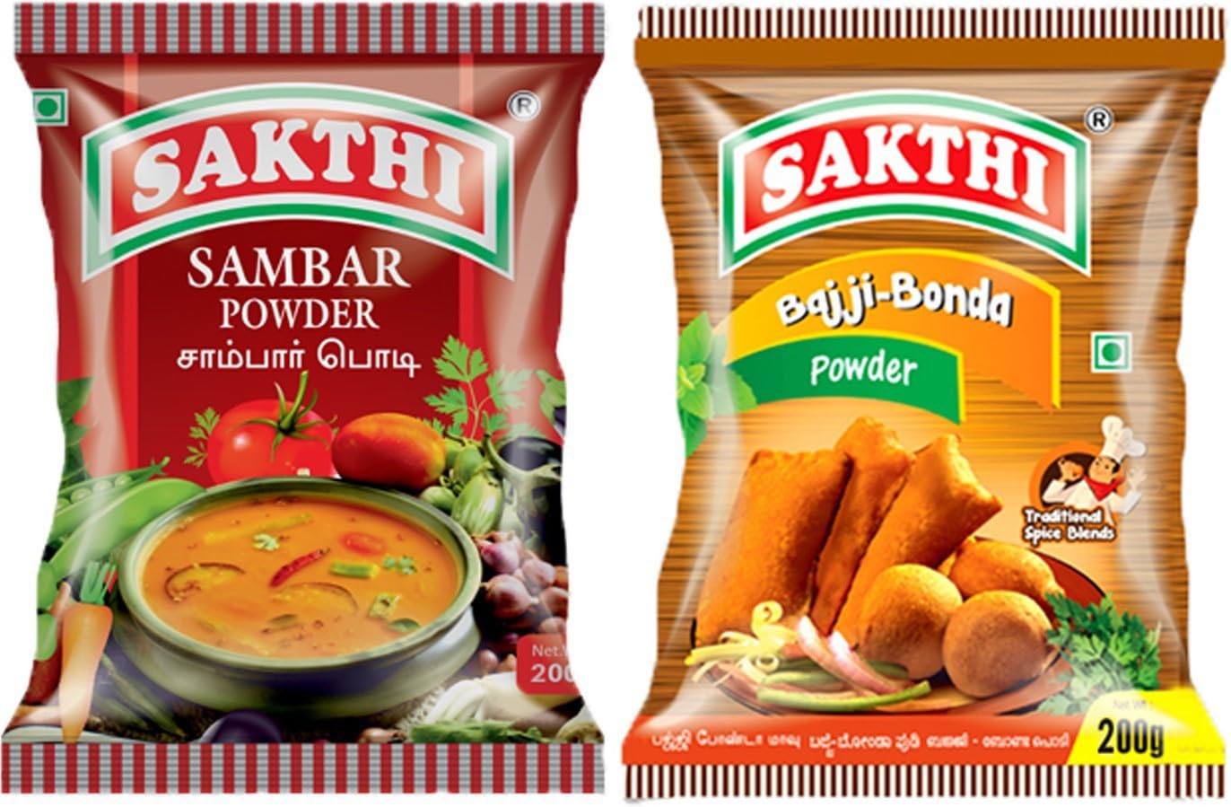 Sambar Powder 200gm (Pack of 5) + Bajji Bonda Powder 200gm (Pack of 5) (B017H5QDC4) Amazon Price History, Amazon Price Tracker